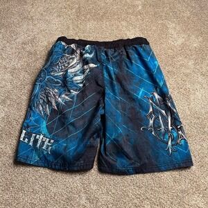 BLUE MMA ELITE Y2K AQUATIC SHORTS